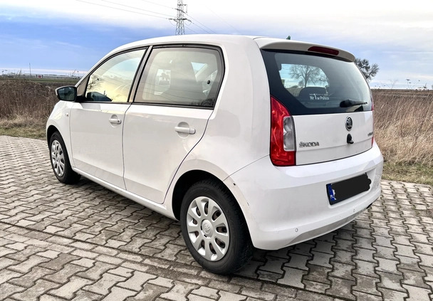 Skoda Citigo cena 19300 przebieg: 110000, rok produkcji 2012 z Kostrzyn małe 16